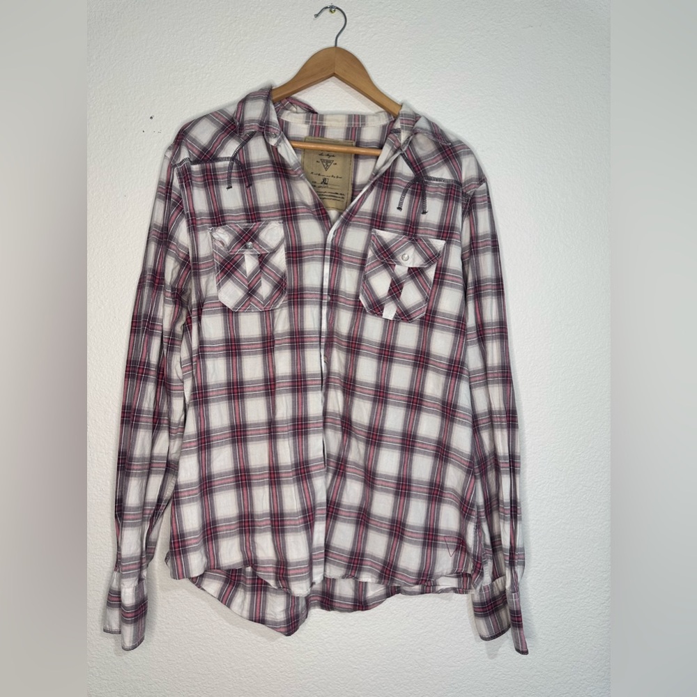 Vintage Guess snap button shirt